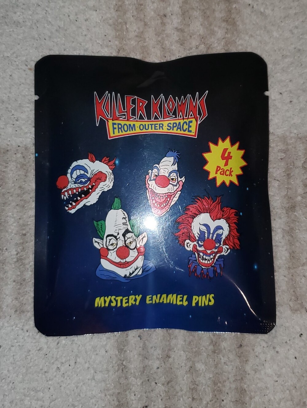 NIB Killer Klowns From Outer Space Enamel Pins Blind Pack